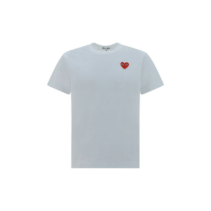 Comme des Garçons Play White Cotton T-Shirt