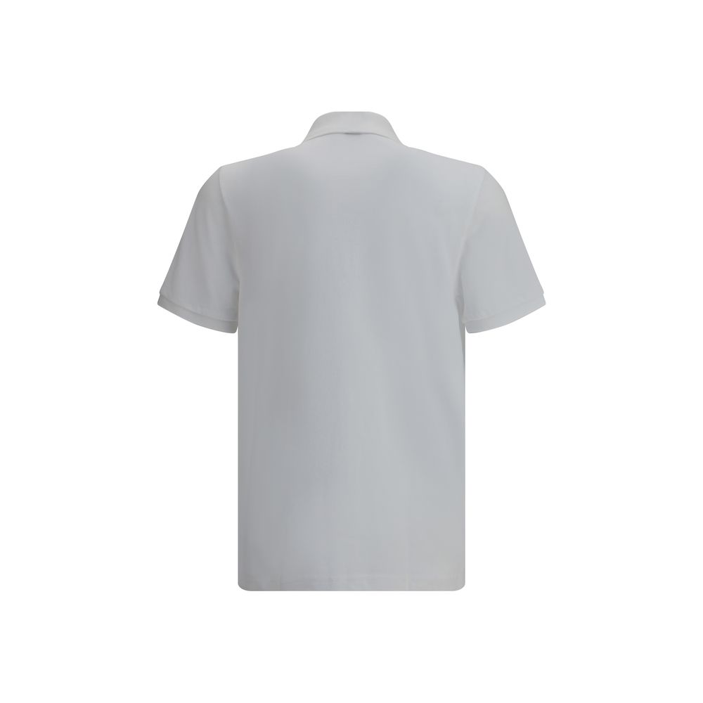 Moose Knuckles Everett Gold Cotton Polo Shirt