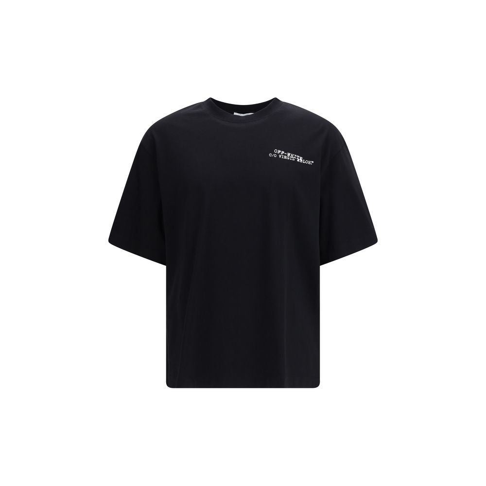 Off-White Black Cotton Sportswear - Type Arrow Skate T-shirt