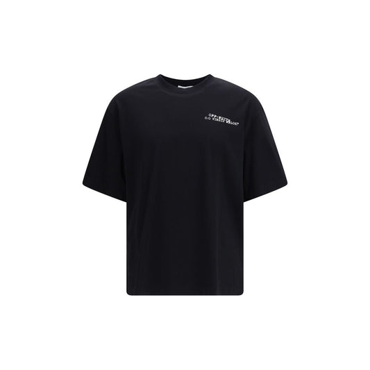 Off-White Black Cotton Sportswear - Type Arrow Skate T-shirt