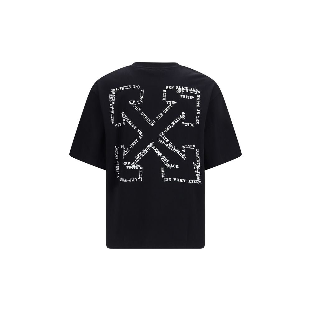 Off-White Black Cotton Sportswear - Type Arrow Skate T-shirt