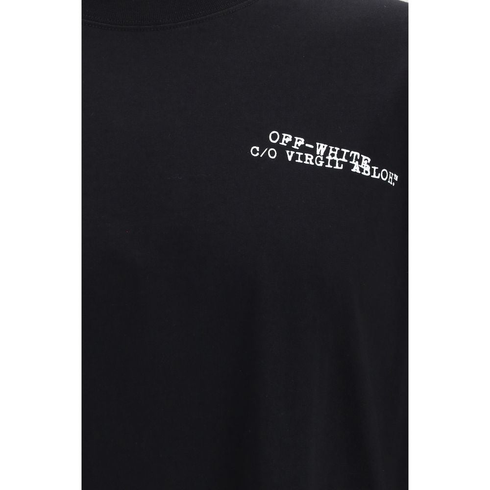 Off-White Black Cotton Sportswear - Type Arrow Skate T-shirt