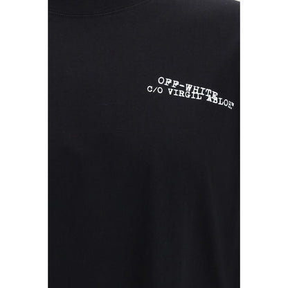Off-White Black Cotton Sportswear - Type Arrow Skate T-shirt