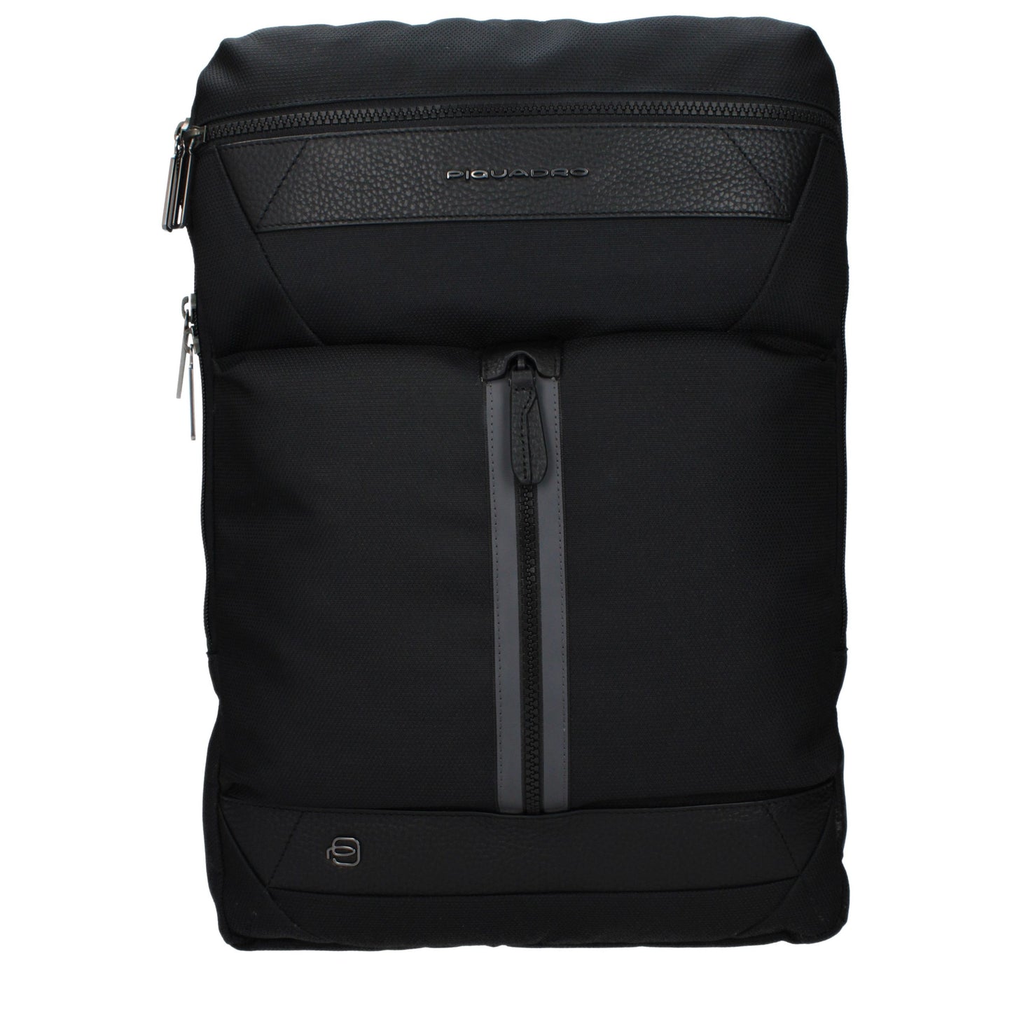 Piquadro Black Fabric Backpack - Stylish and Functional Companion