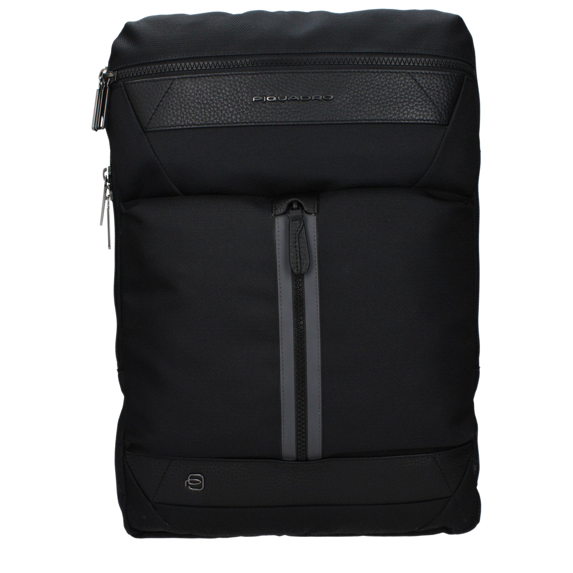 Piquadro Black Fabric Backpack - Stylish and Functional Companion