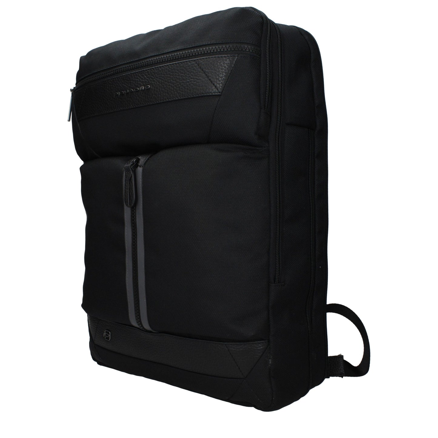 Piquadro Black Fabric Backpack - Stylish and Functional Companion