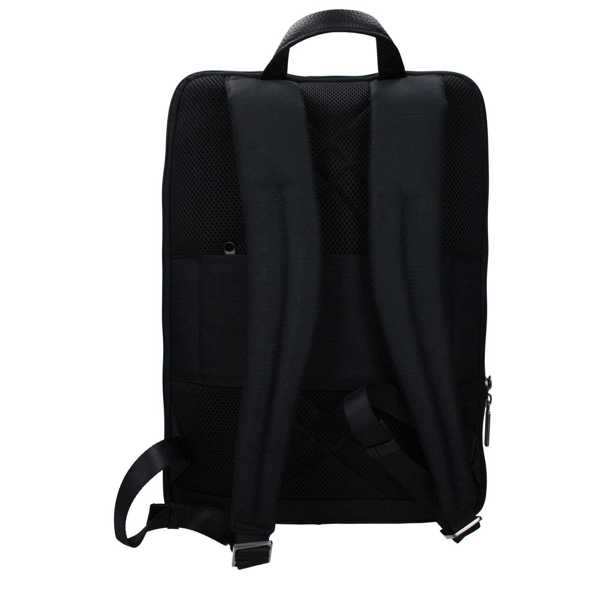 Piquadro Black Fabric Backpack - Stylish and Functional Companion