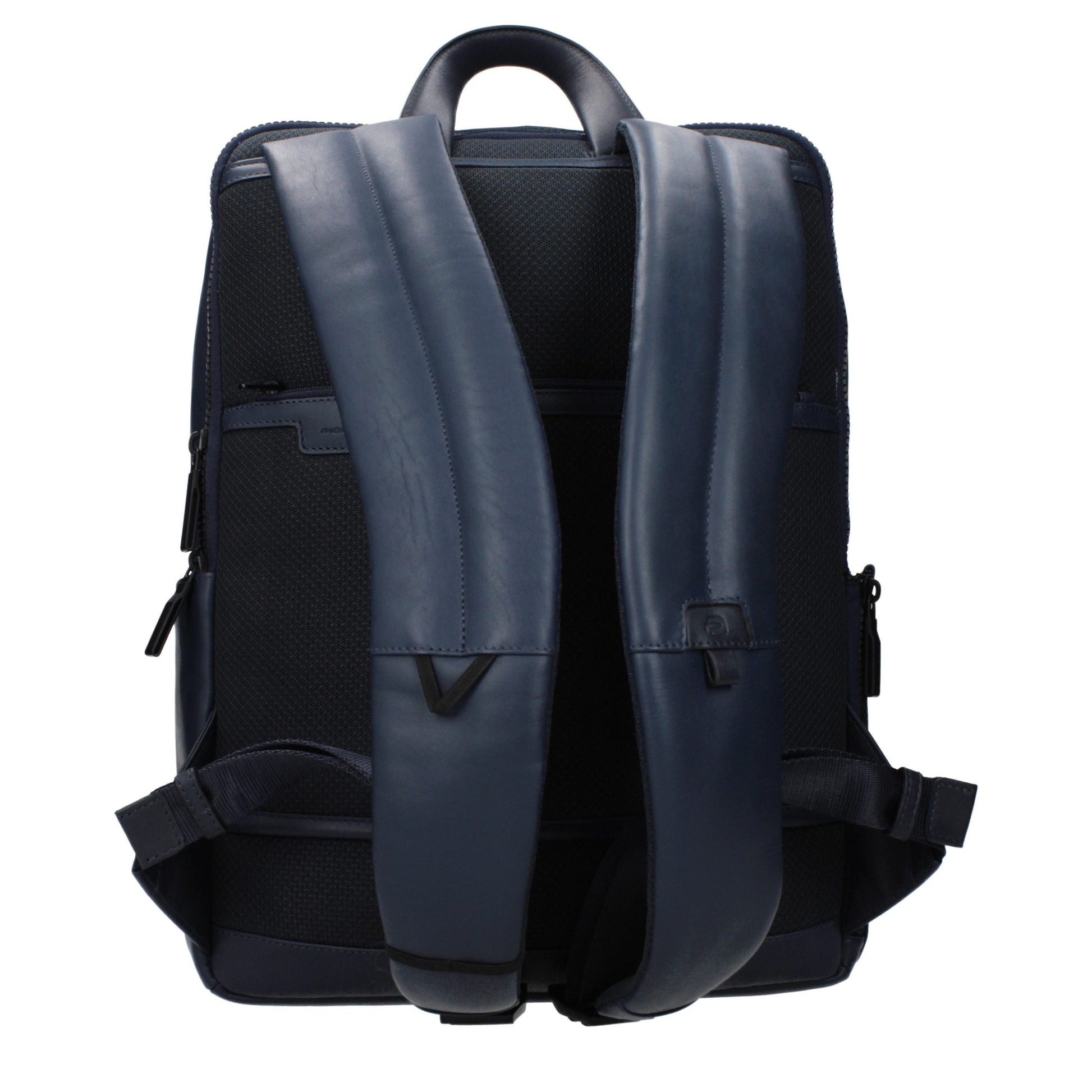 Piquadro Blue Leather Backpack – Stylish and Functional