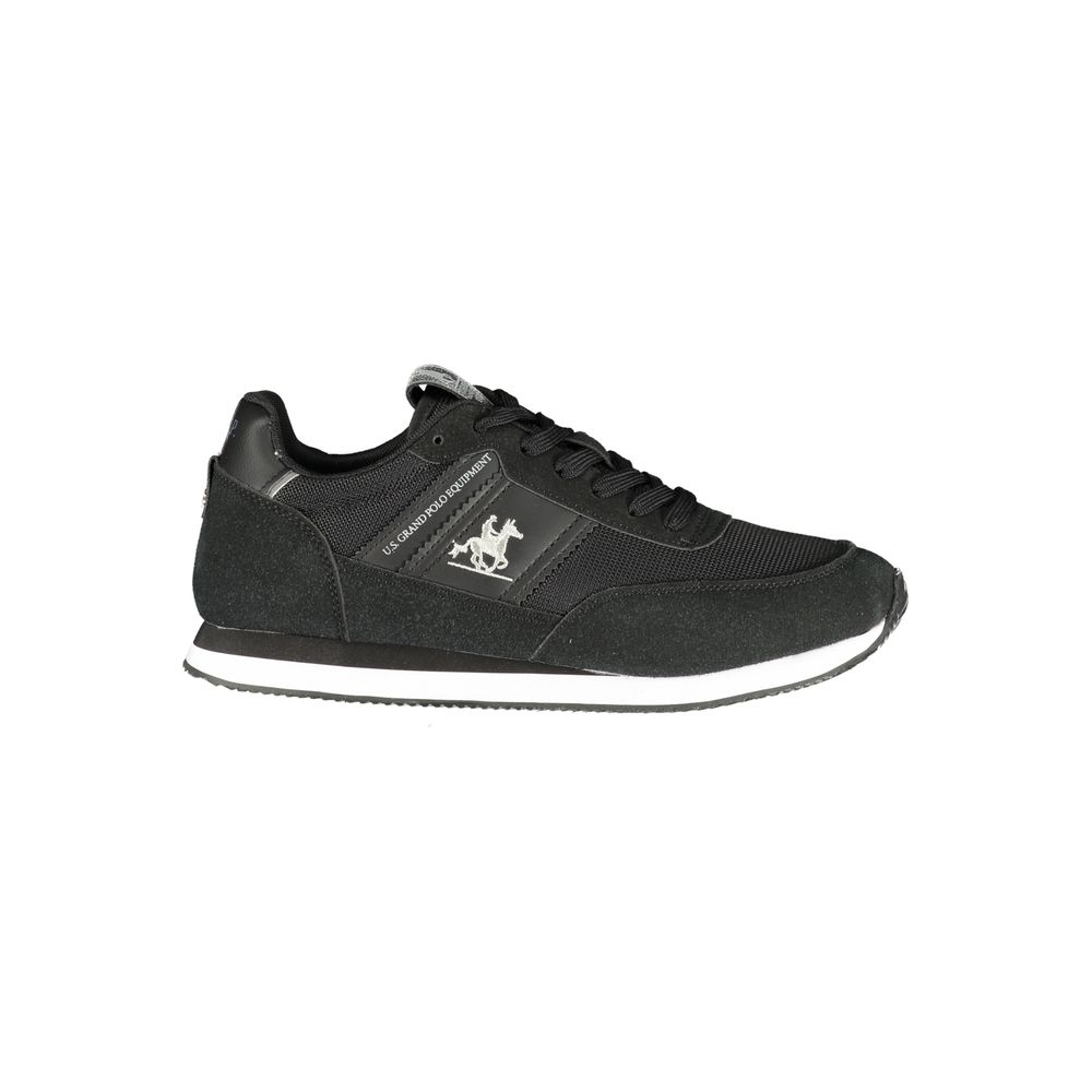 U.S. Grand Polo Nero Polyester Men's Sneaker - Black