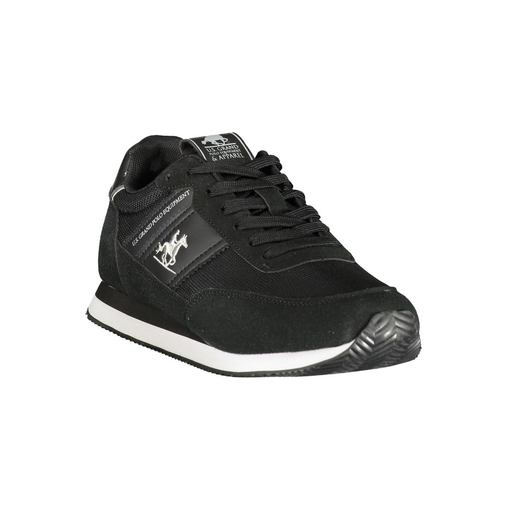 U.S. Grand Polo Nero Polyester Men's Sneaker - Black
