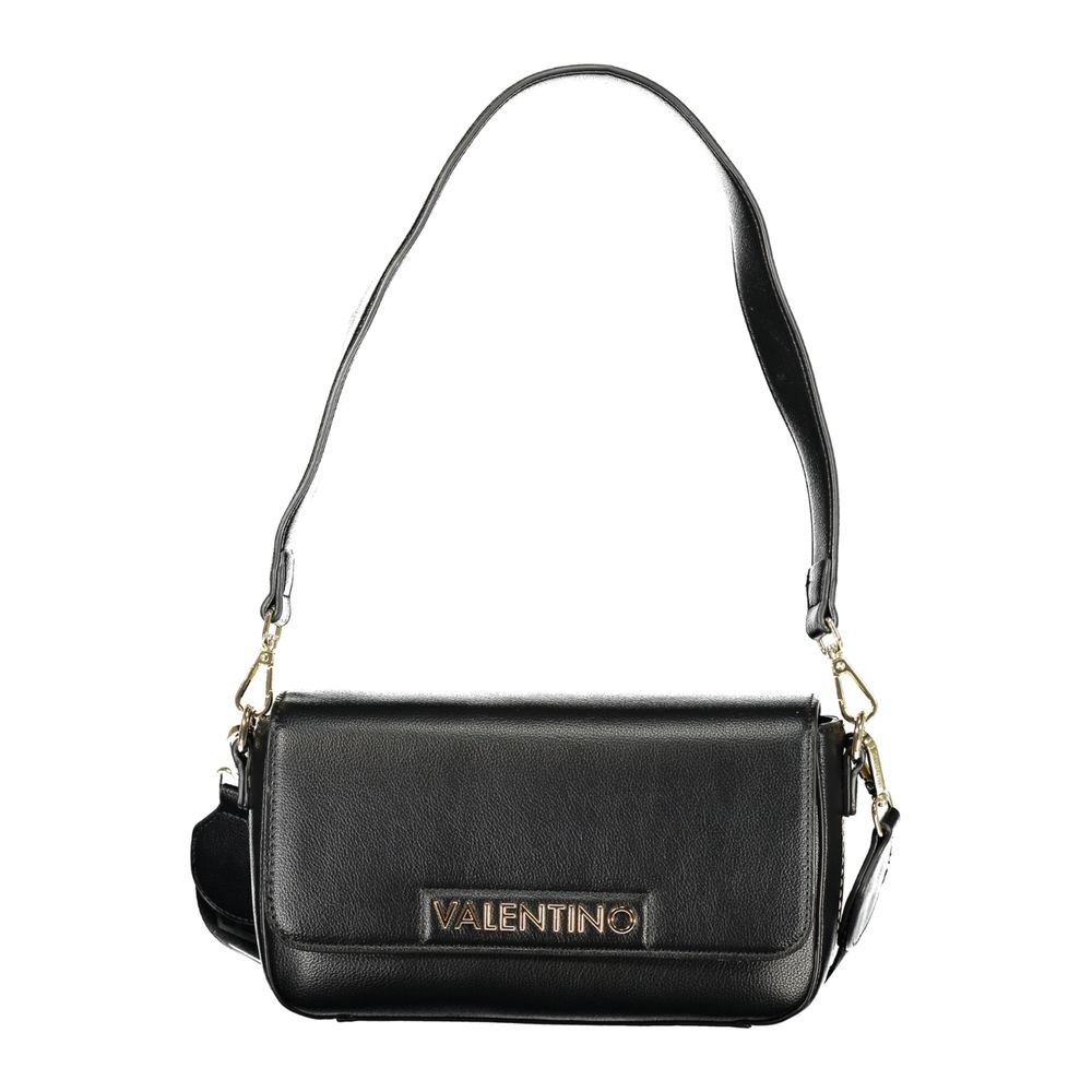 Mario Valentino Black Recycled Polyethylene Handbag with Removable Shoulder Strap