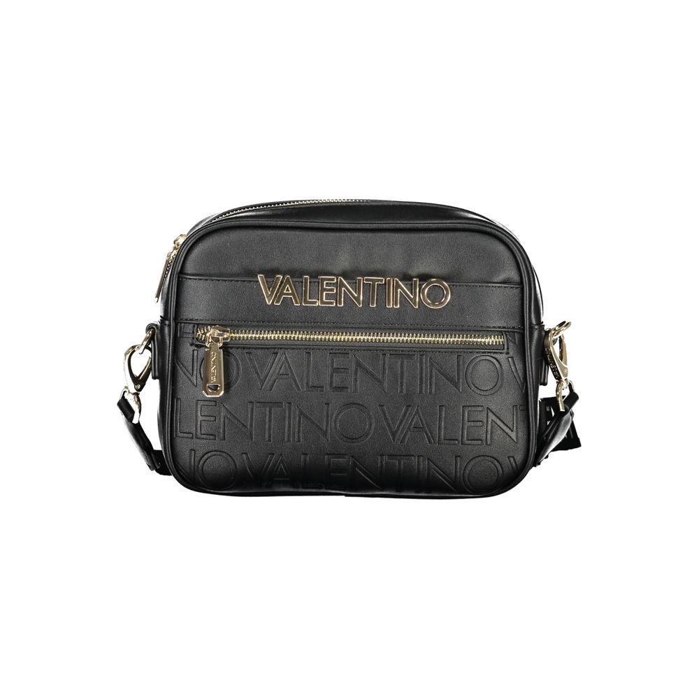 Mario Valentino Black Stylish Handbag with Versatile Strap