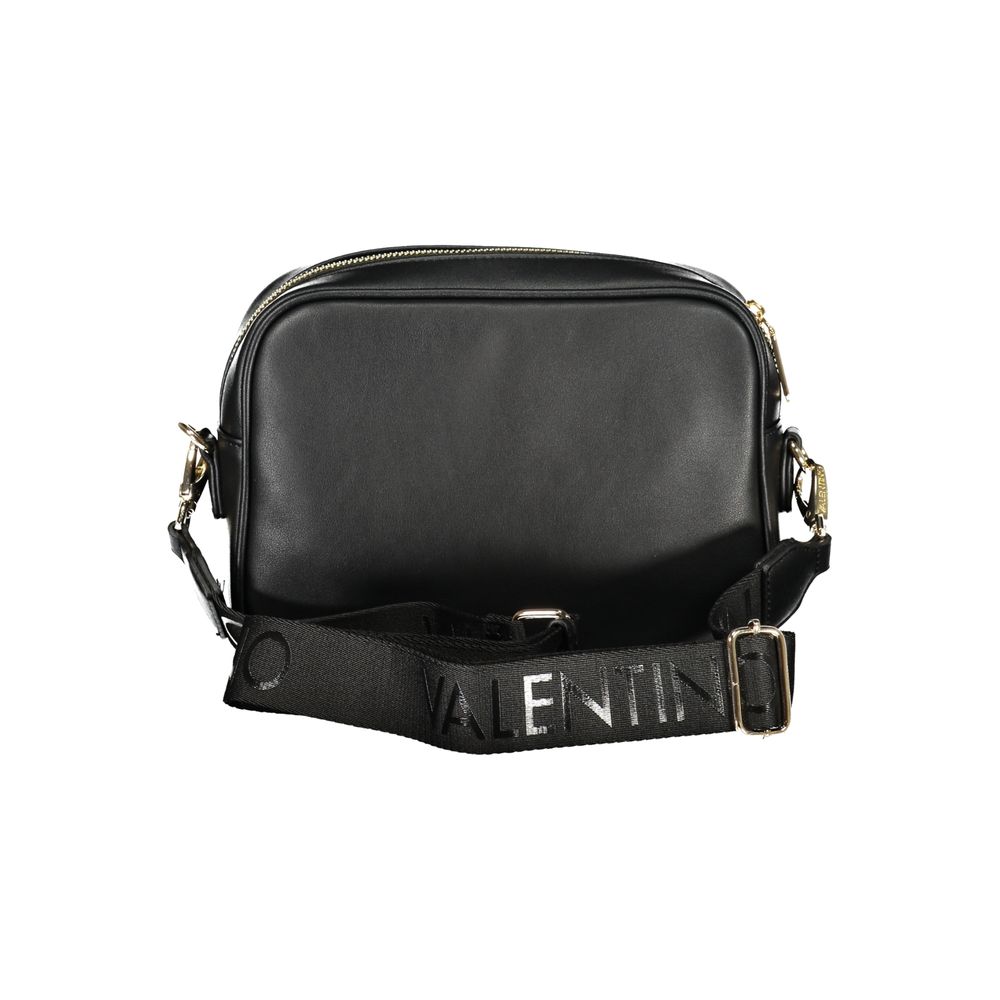 Mario Valentino Black Stylish Handbag with Versatile Strap
