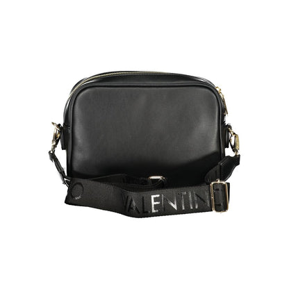 Mario Valentino Black Stylish Handbag with Versatile Strap