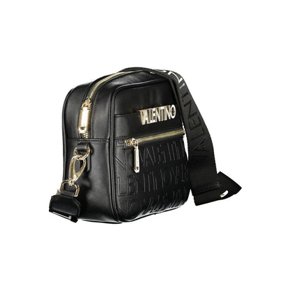 Mario Valentino Black Stylish Handbag with Versatile Strap