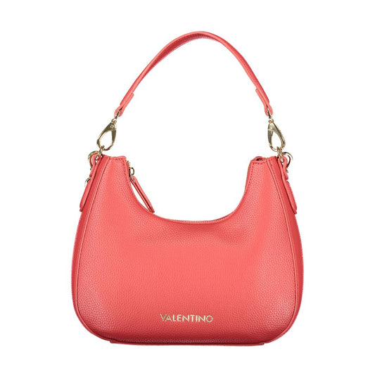 Mario Valentino Red Leather Handbag with Removable Strap