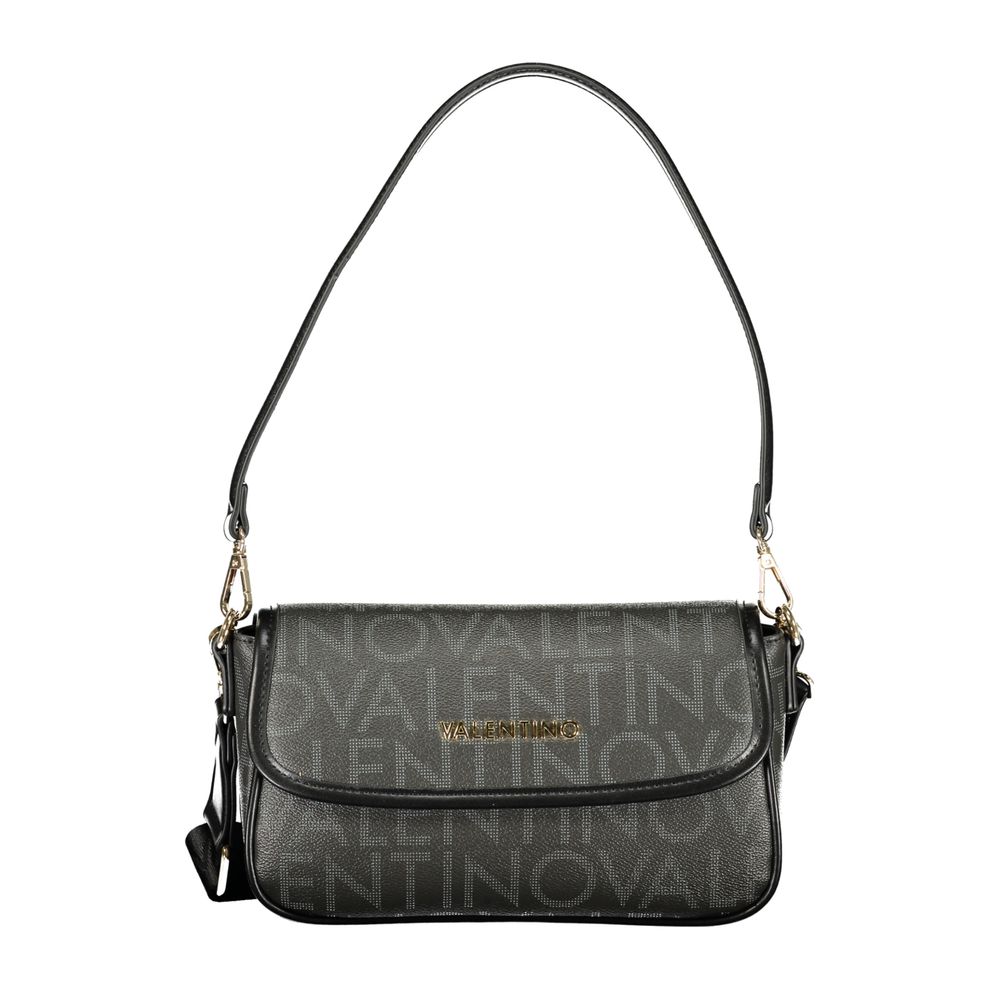Mario Valentino Black Handbag with Removable Shoulder Strap