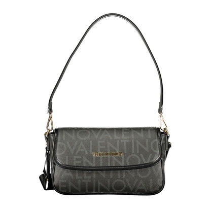 Mario Valentino Black Handbag with Removable Shoulder Strap