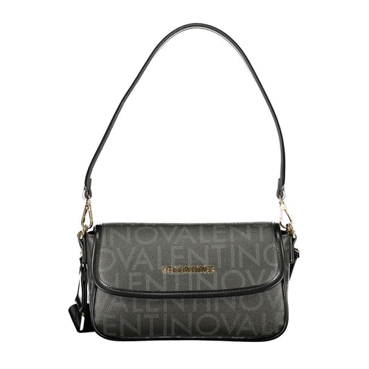 Mario Valentino Black Handbag with Removable Shoulder Strap