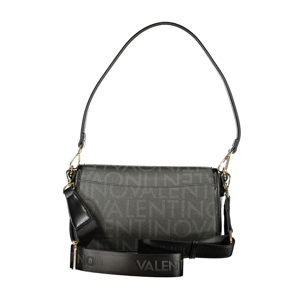 Mario Valentino Black Handbag with Removable Shoulder Strap
