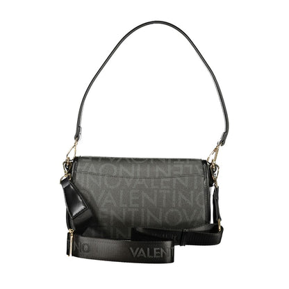 Mario Valentino Black Handbag with Removable Shoulder Strap