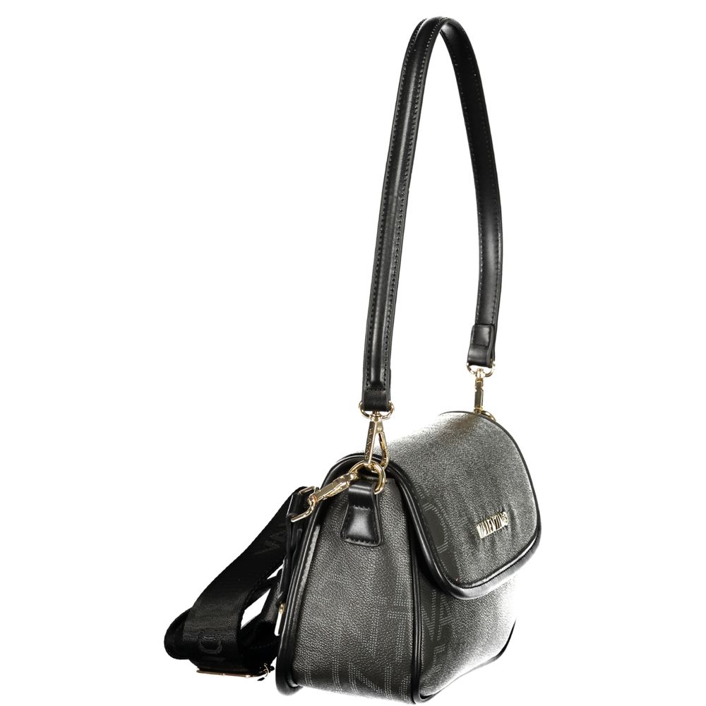 Mario Valentino Black Handbag with Removable Shoulder Strap