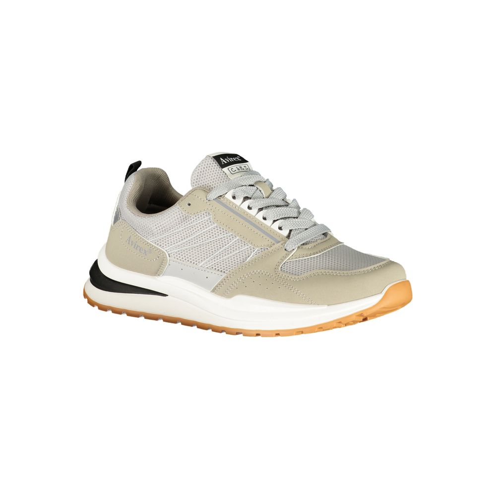 Avirex Gray Polyester Men's Sneaker - EU40/US7