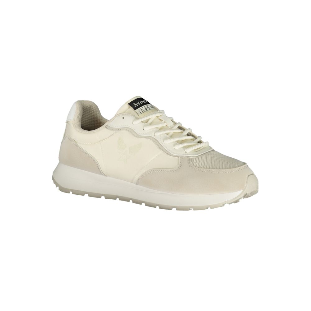 Avirex White Polyurethane Men's Sneaker EU42/US9