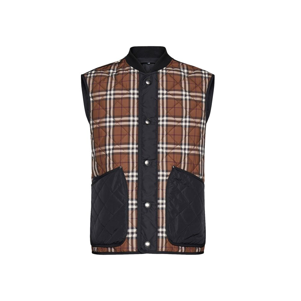 Burberry Brown Weaverton Vest Jacket