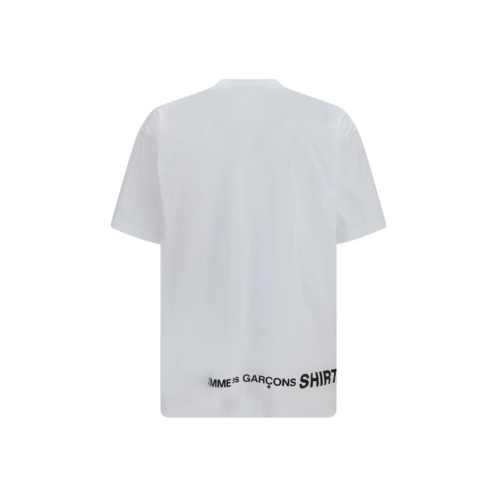 Comme des Garçons Oversized White Cotton T-Shirt