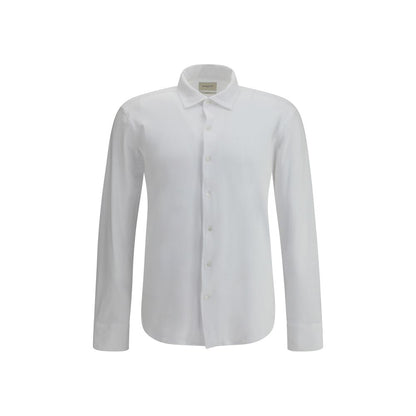 Brooksfield White Cotton Polo Shirt – Timeless Comfort and Style