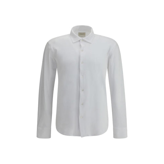 Brooksfield White Cotton Polo Shirt – Timeless Comfort and Style