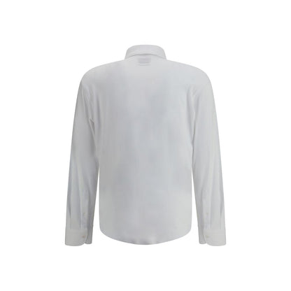 Brooksfield White Cotton Polo Shirt – Timeless Comfort and Style