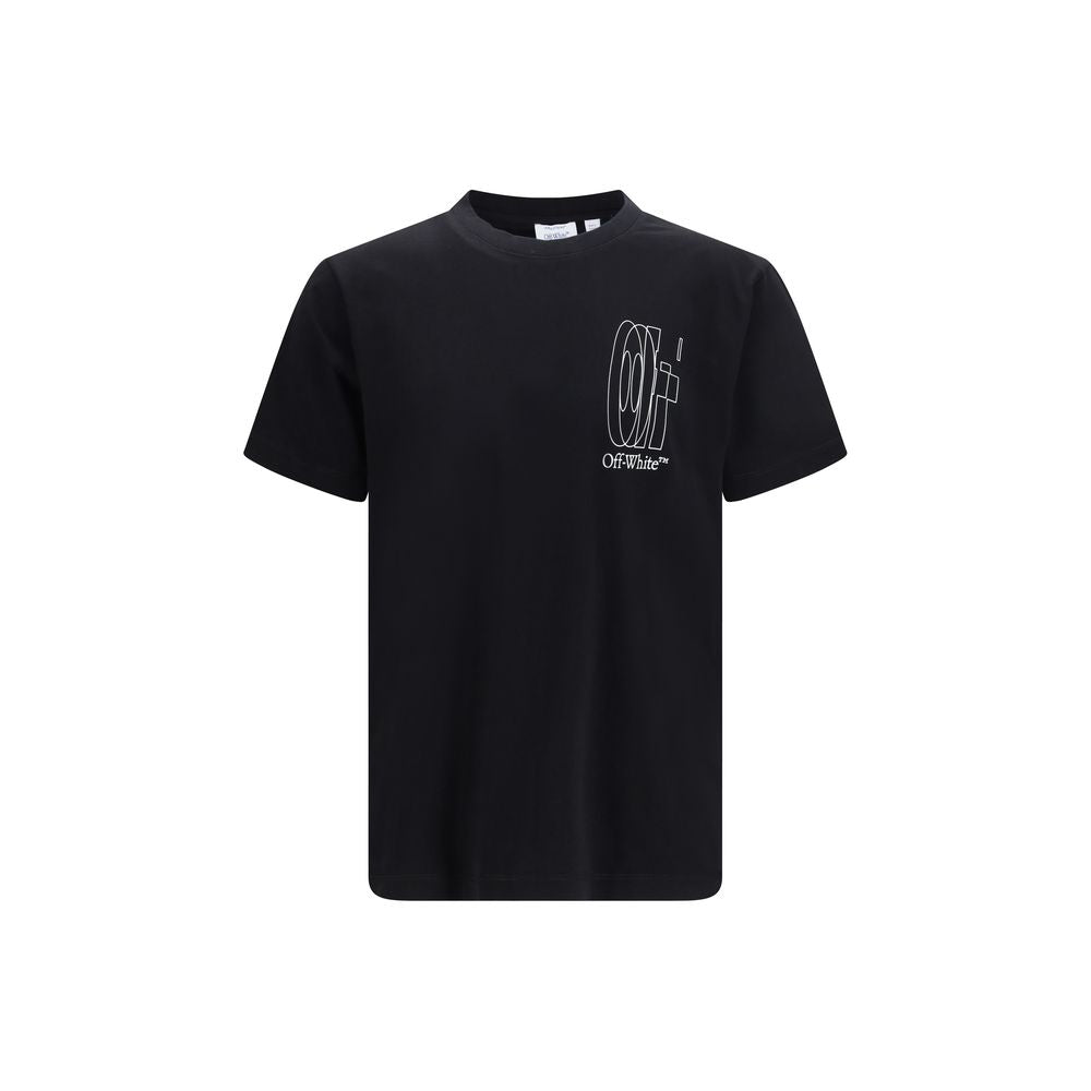 Off-White Black Cotton T-Shirt - The Big Double Arrow Edition