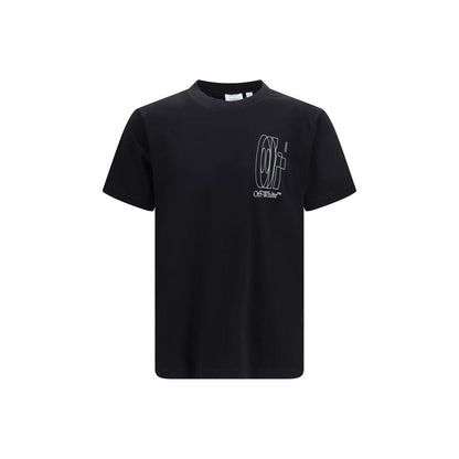 Off-White Black Cotton T-Shirt - The Big Double Arrow Edition