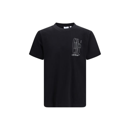 Off-White Black Cotton T-Shirt - The Big Double Arrow Edition