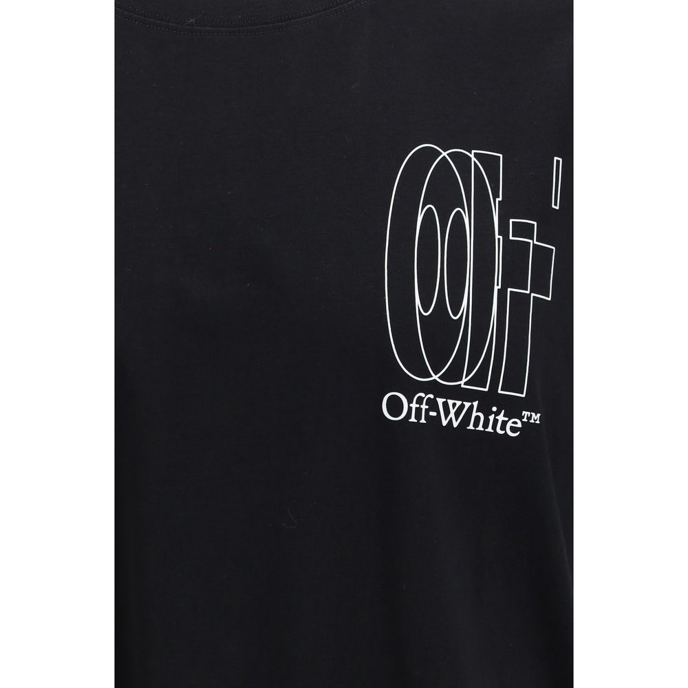 Off-White Black Cotton T-Shirt - The Big Double Arrow Edition