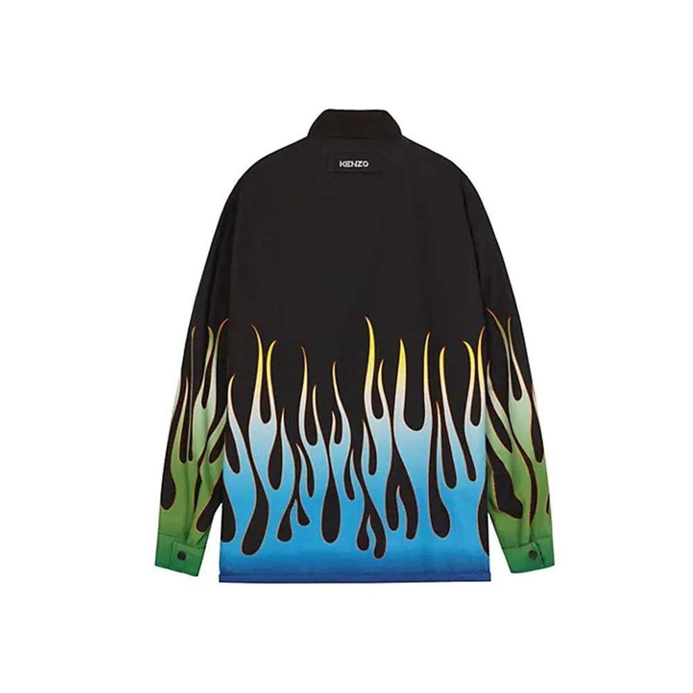 Kenzo Black Cotton Shell Jacket for Men