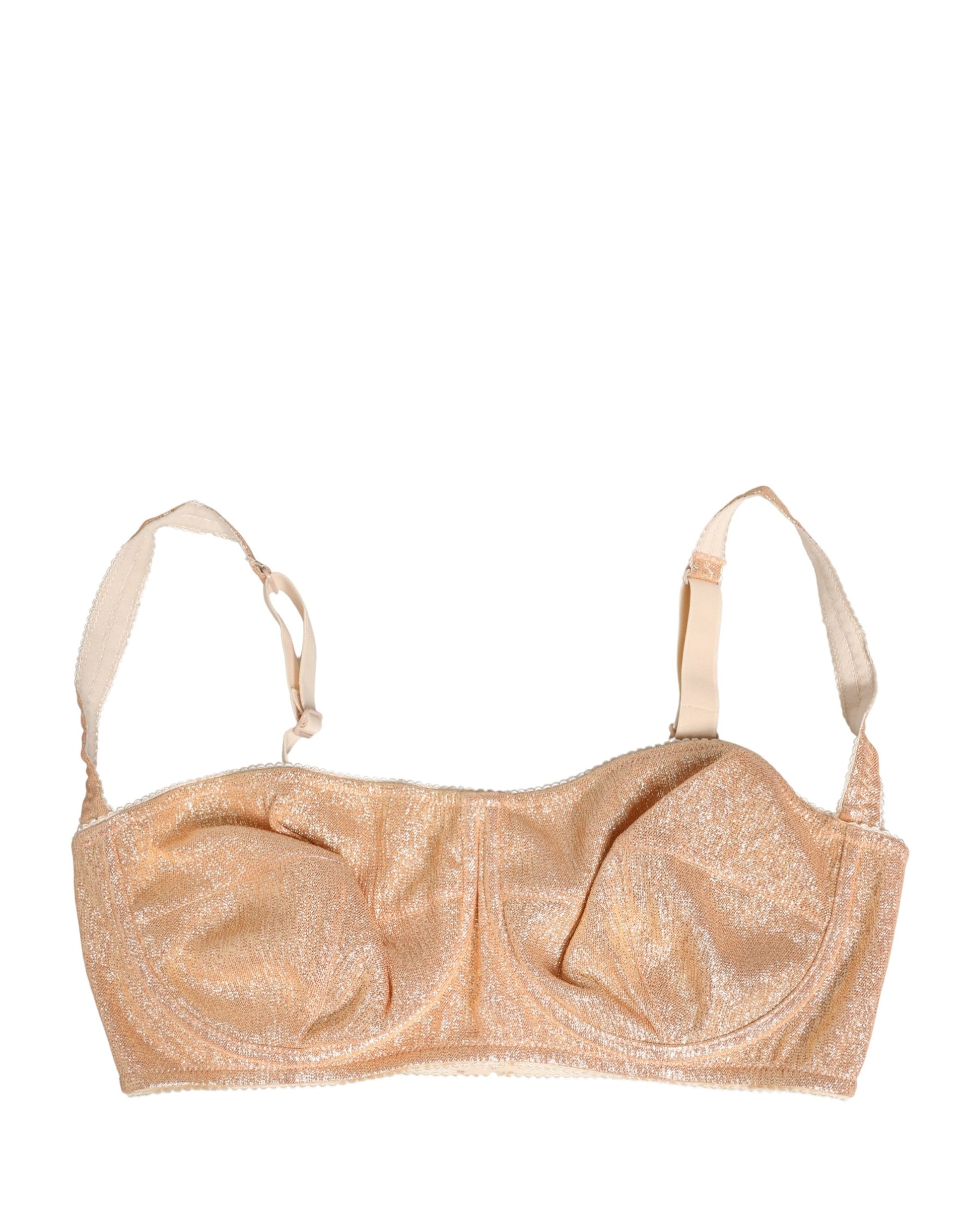 Dolce & Gabbana Beige Semi-Pad Underwire Balconette Bra