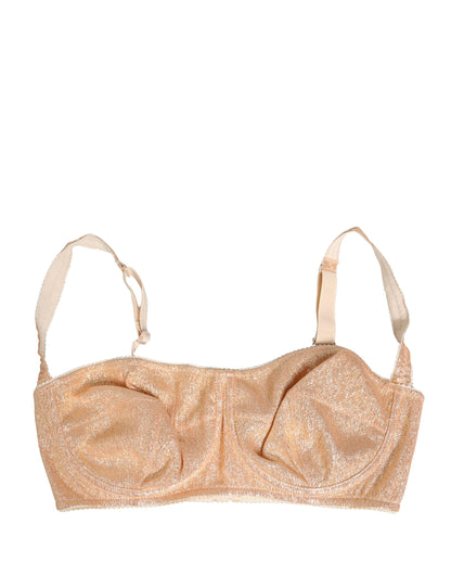Dolce & Gabbana Beige Semi-Pad Underwire Balconette Bra