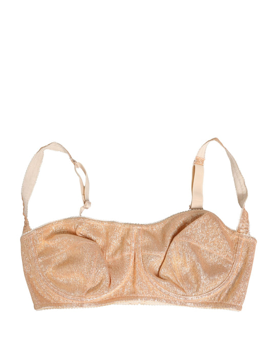 Dolce & Gabbana Beige Semi-Pad Underwire Balconette Bra