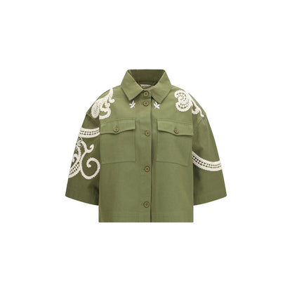 Max Mara Bicolor Cotton Como Jacket