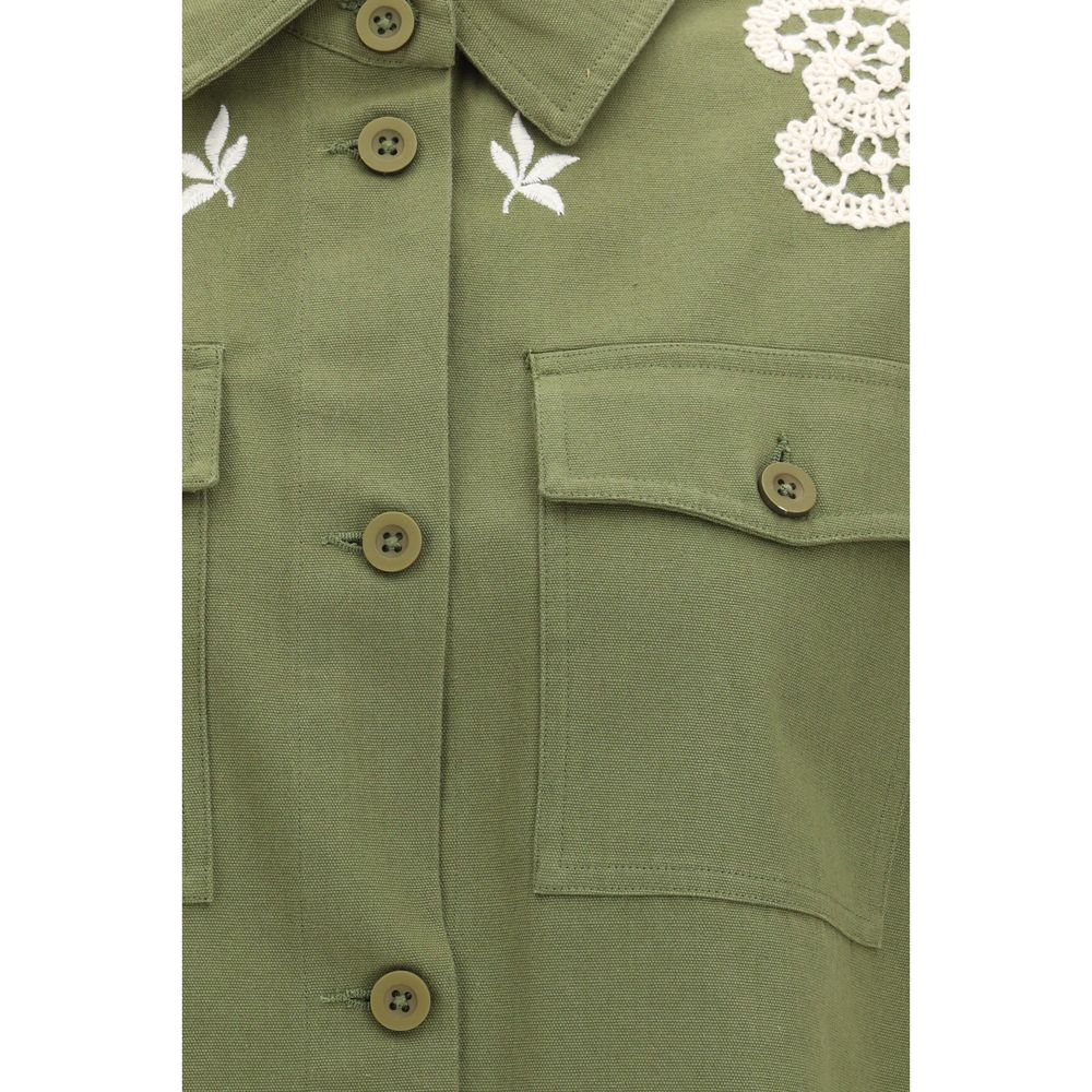 Max Mara Bicolor Cotton Como Jacket