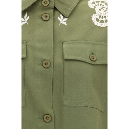 Max Mara Bicolor Cotton Como Jacket