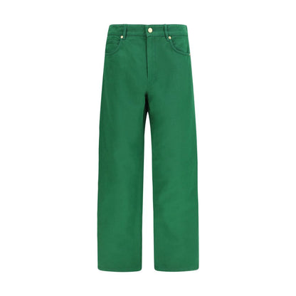 S Max Mara Bicolor Cotton Casual Pants
