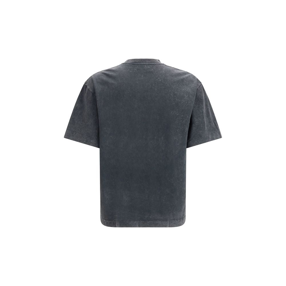 Off-White Gray Cotton Racing Skate T-shirt