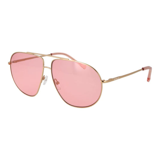 Replay Gold Metal Sunglasses – Aviator Style with Rose Lenses