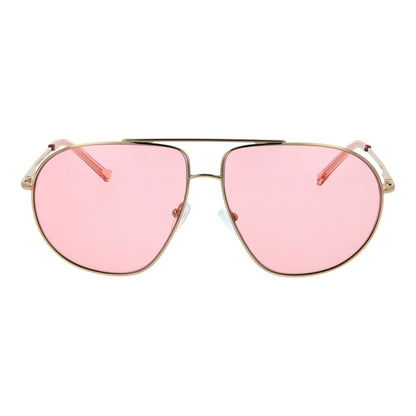 Replay Gold Metal Sunglasses – Aviator Style with Rose Lenses