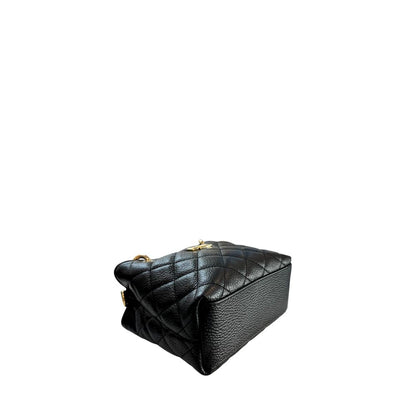 Baldinini Trend Black Cowhide Shoulder Bag
