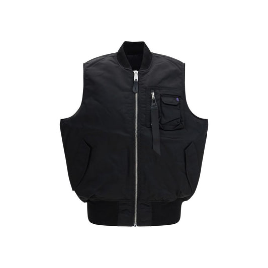 Alpha Industries MA-1 Base Vest - Black Nylon